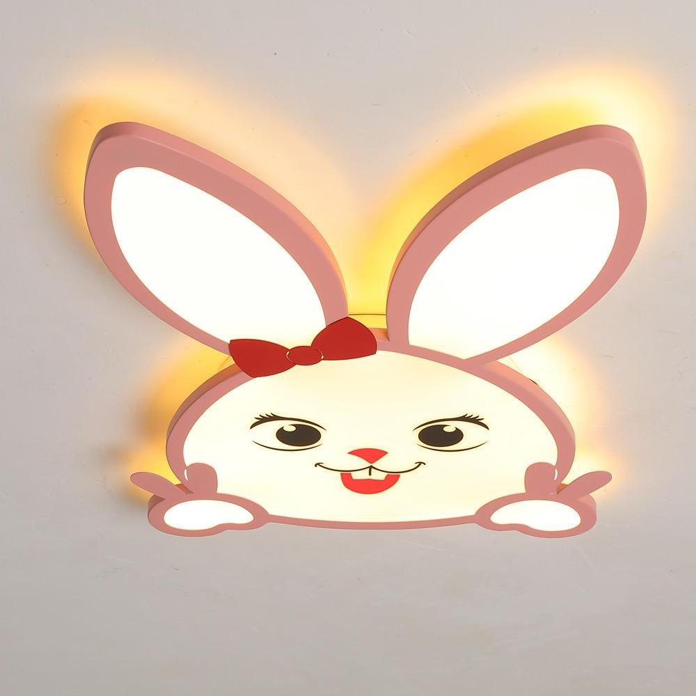 Novelty Bunny LED Flush Mount Ceiling Light for Baby