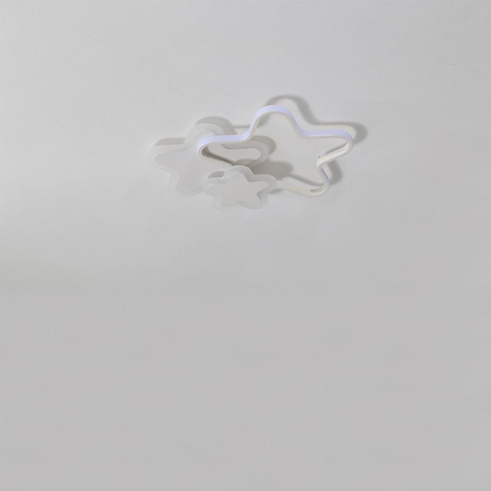 Triple Star Flush Mount Light LED Ceiling Light