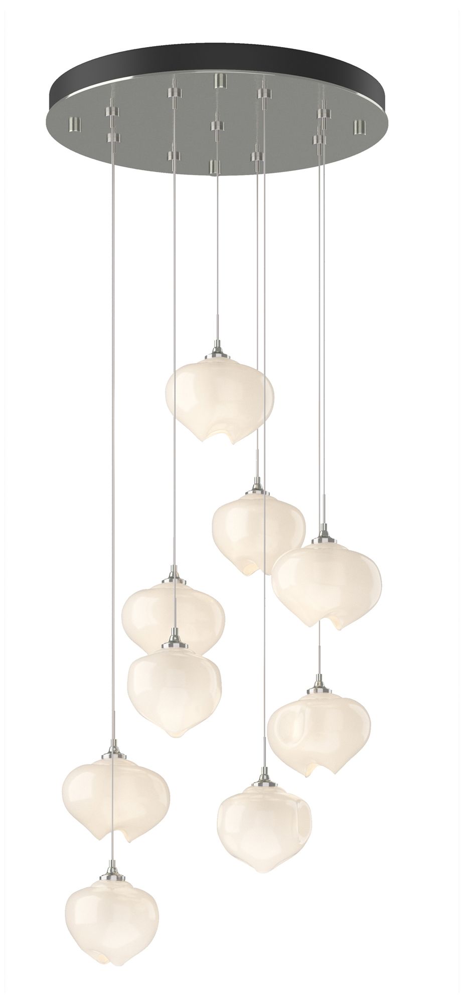 Ume 9-Light Round Sterling Standard Pendant W