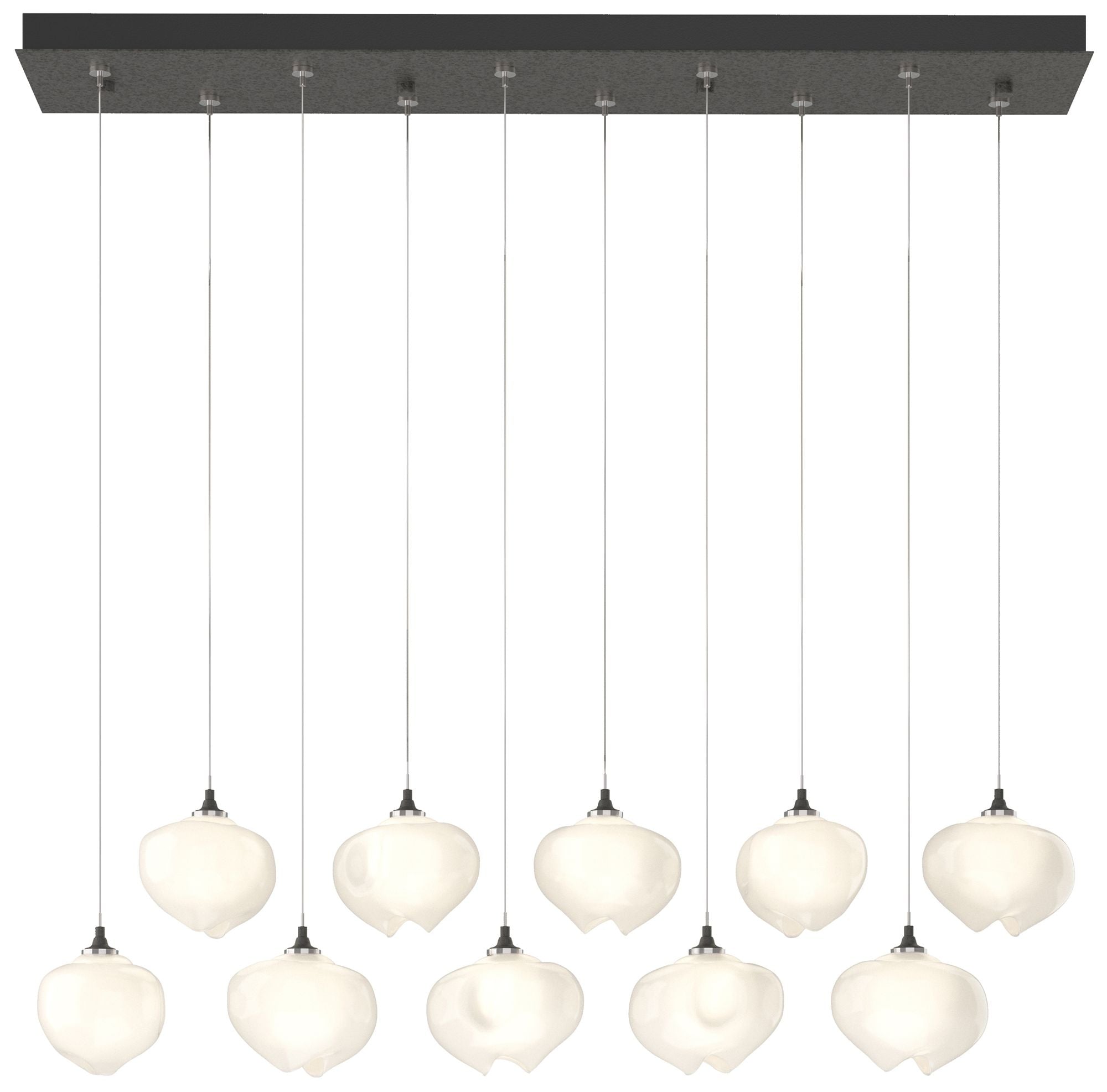 Ume 10-Light Rectangular Iron Standard Pendant