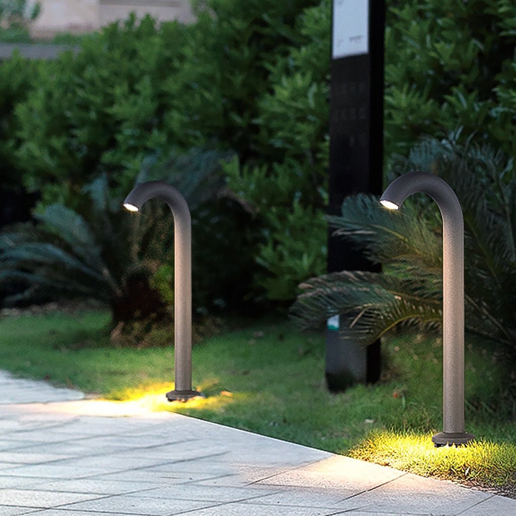 Iron Unique Curved Design Waterproof Landscape Decorative Lighting for, lighting fixture, main view, Tianguang Select