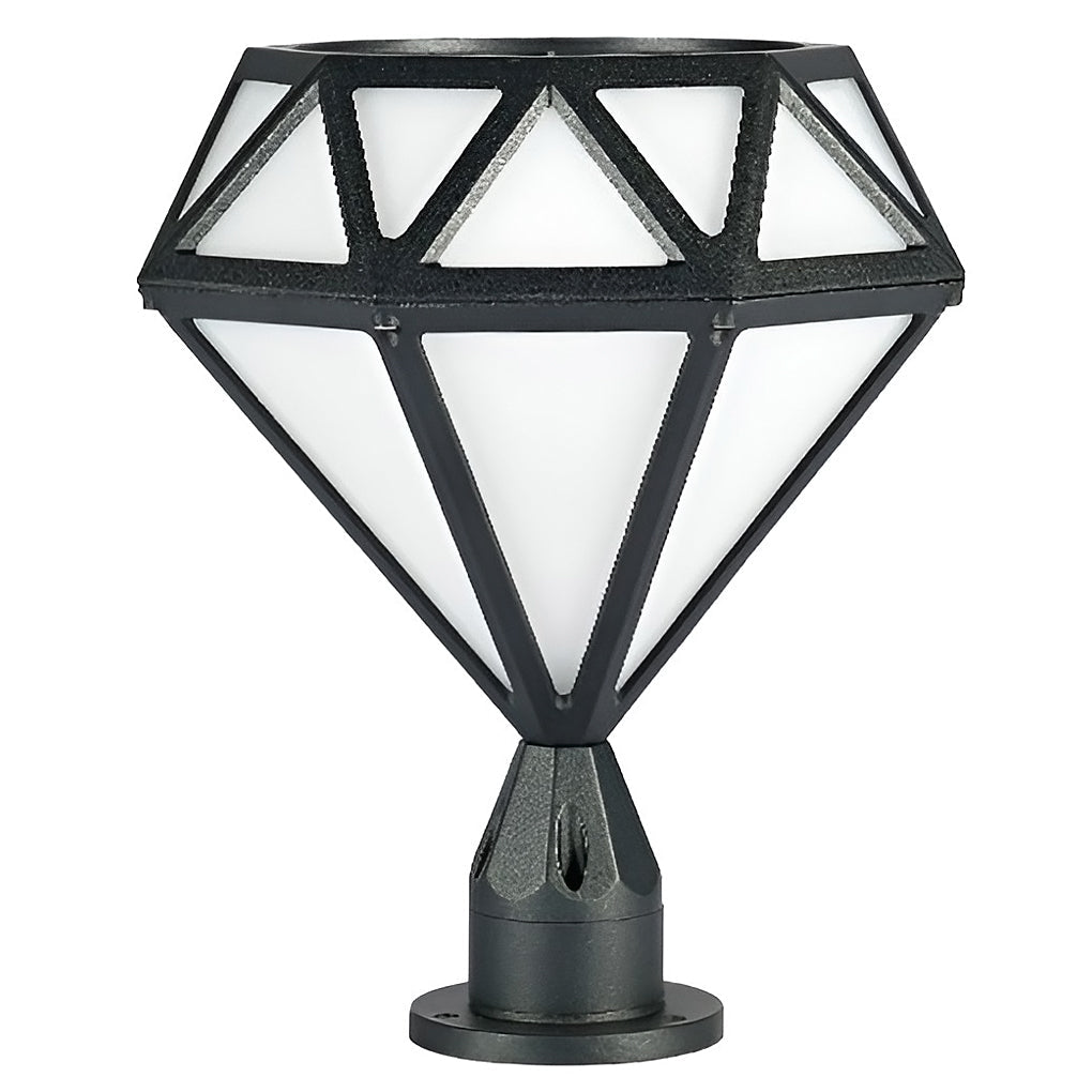Unique Diamond-shaped LED Post Lights Outdoor Lights