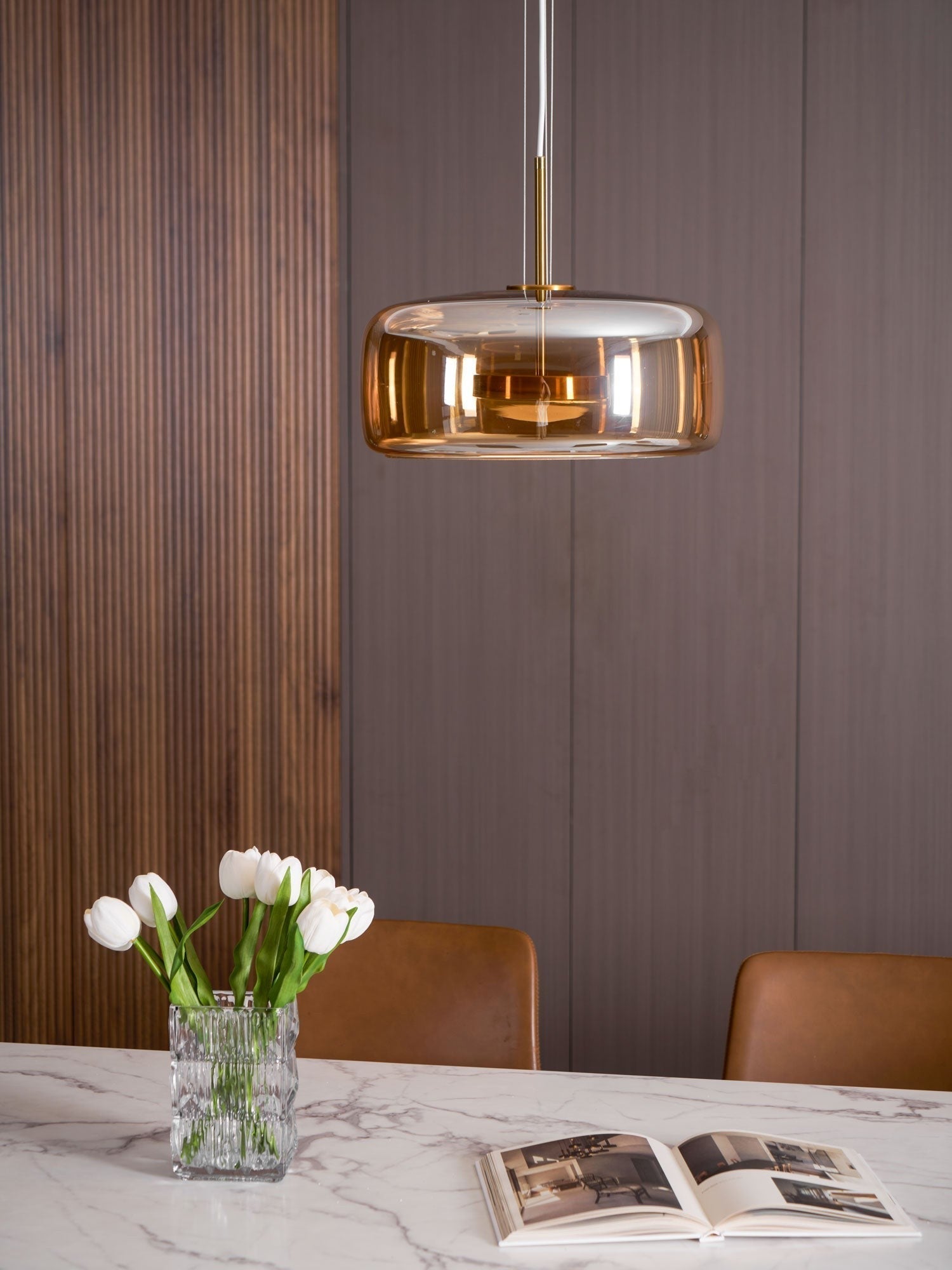 Urban Sphere Glass Pendant Light