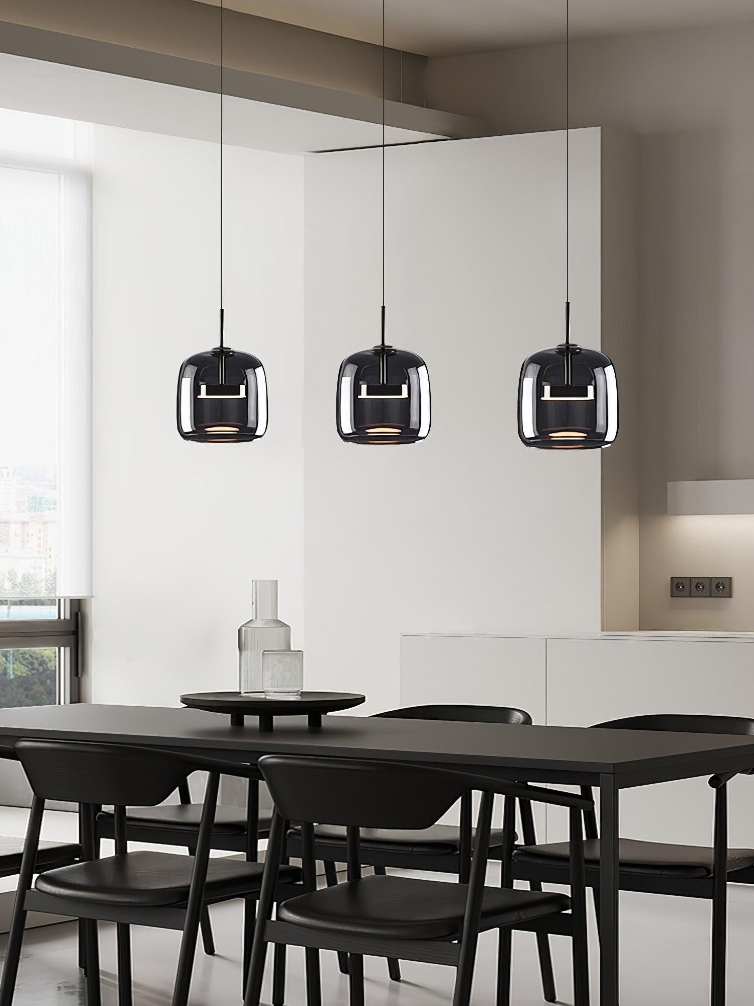 Urban Sphere Glass Pendant Light