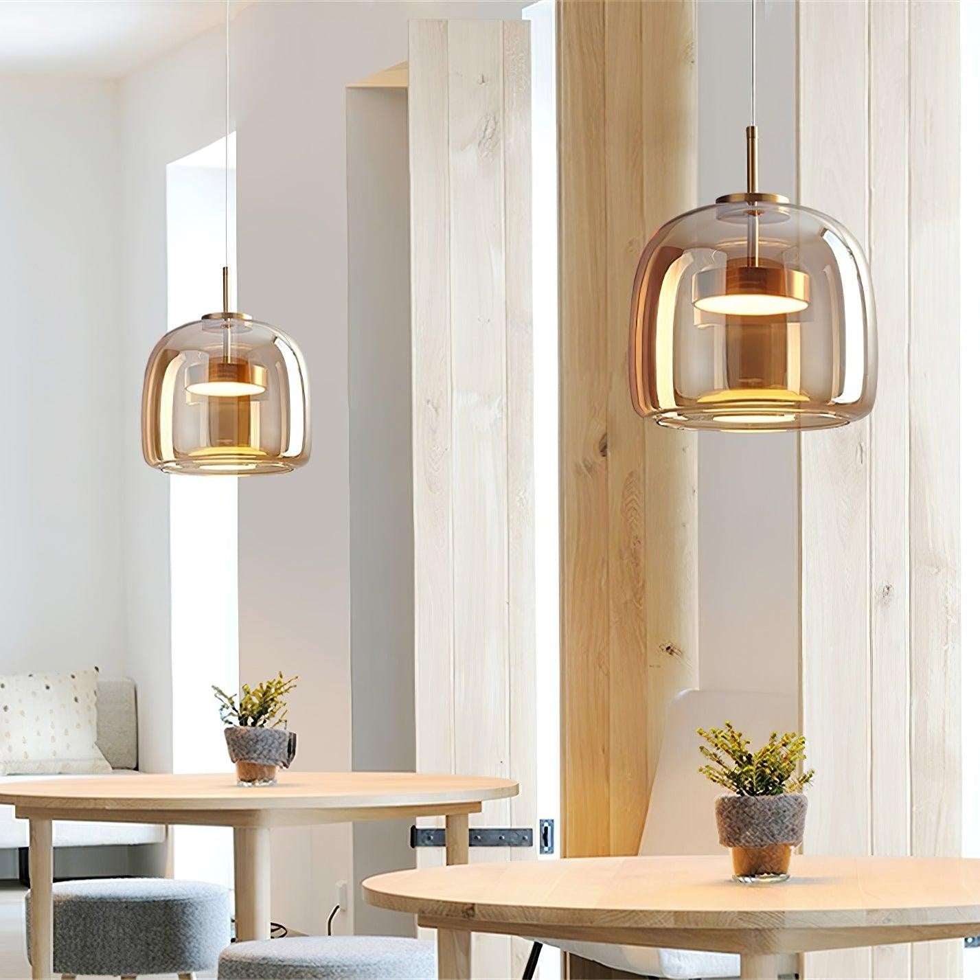 Urban Sphere Glass Pendant Light