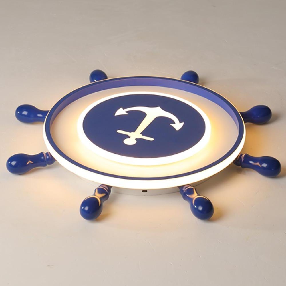 Anchor Insignia Flush Mount Ceiling Light Novelty LED