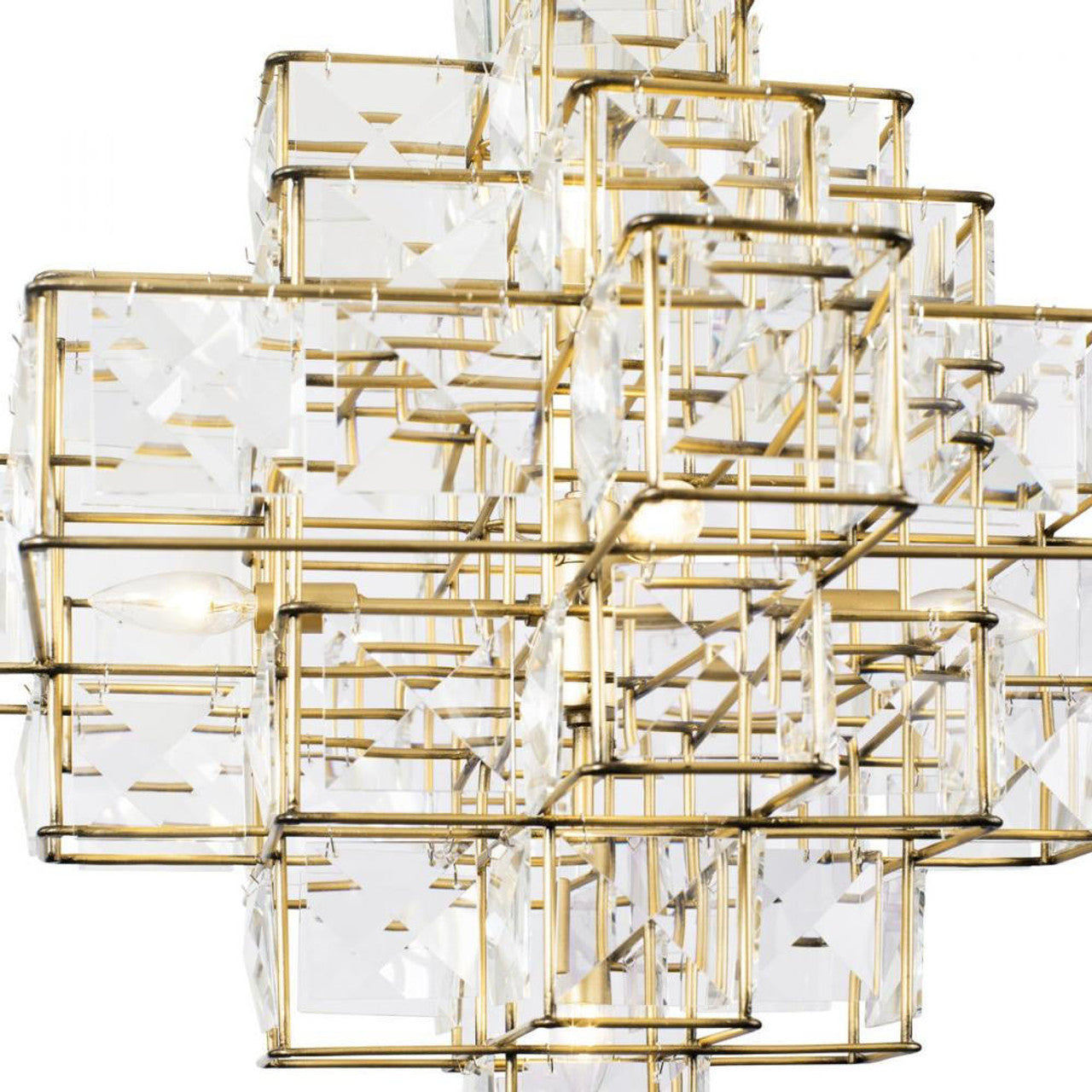 Barcelona 18 Light Chandelier - Transcend Silver