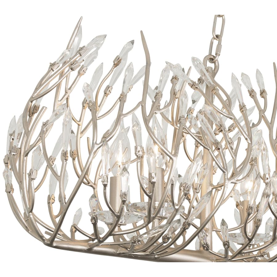 Bask 8-Light 48" Wide Crystal Linear Pendant