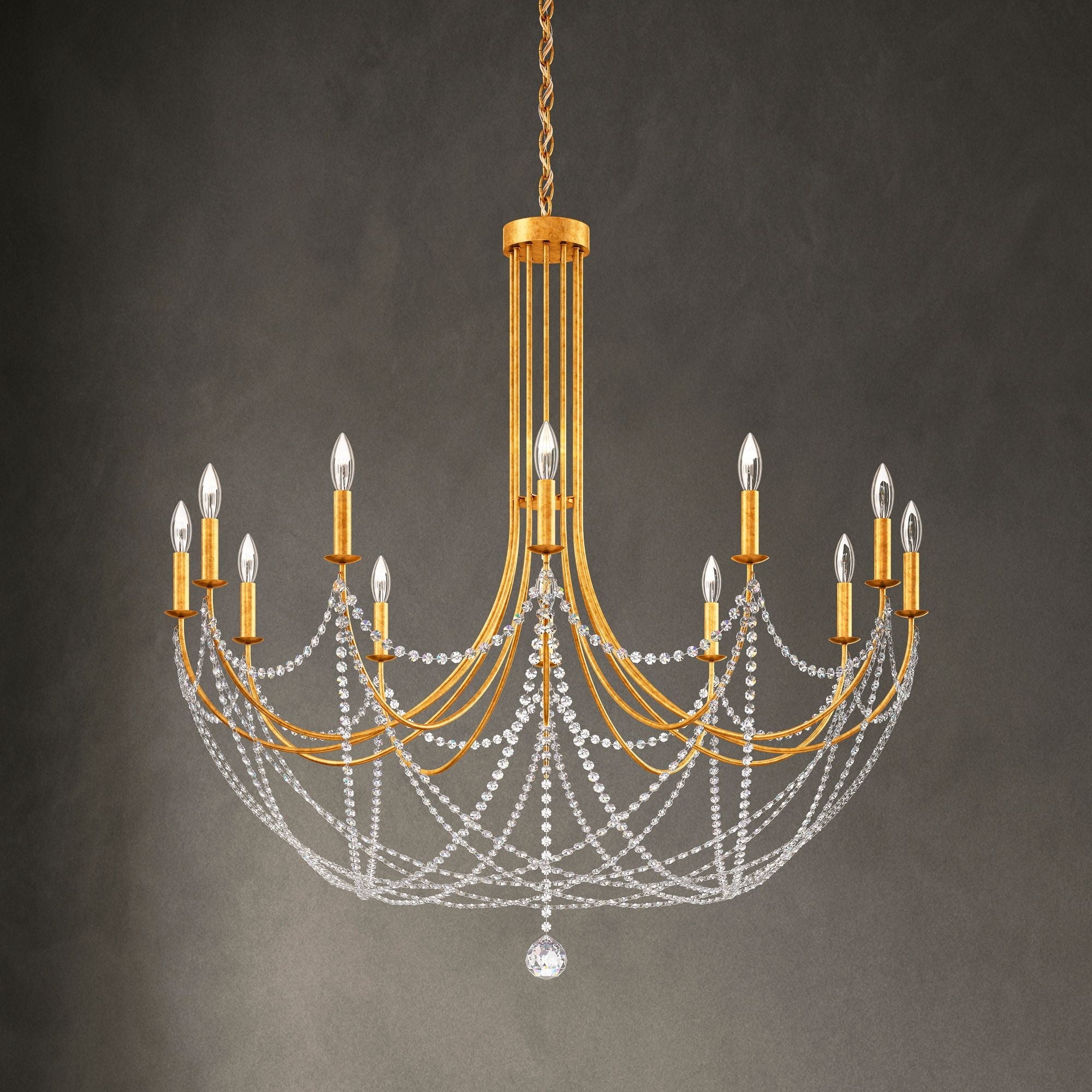 Verdana 42.5"H X 12-Light Crystal Chandelier
