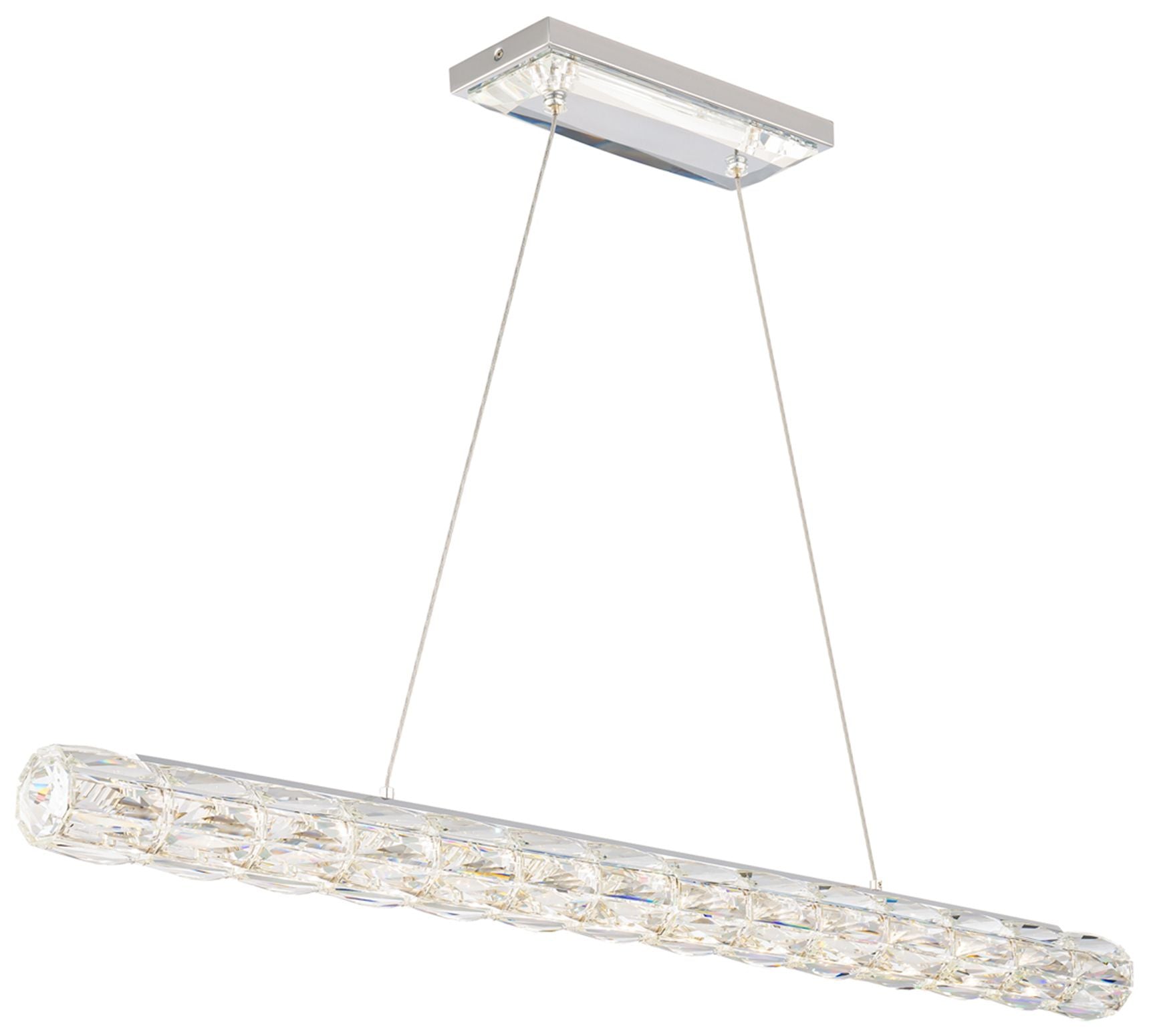 Verve LED 3"H X 1-Light Crystal Linear Pendant in S