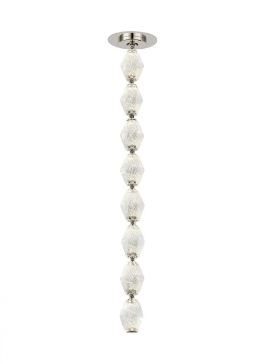 Chrysalis Pendant, 10-Light, White, Polished