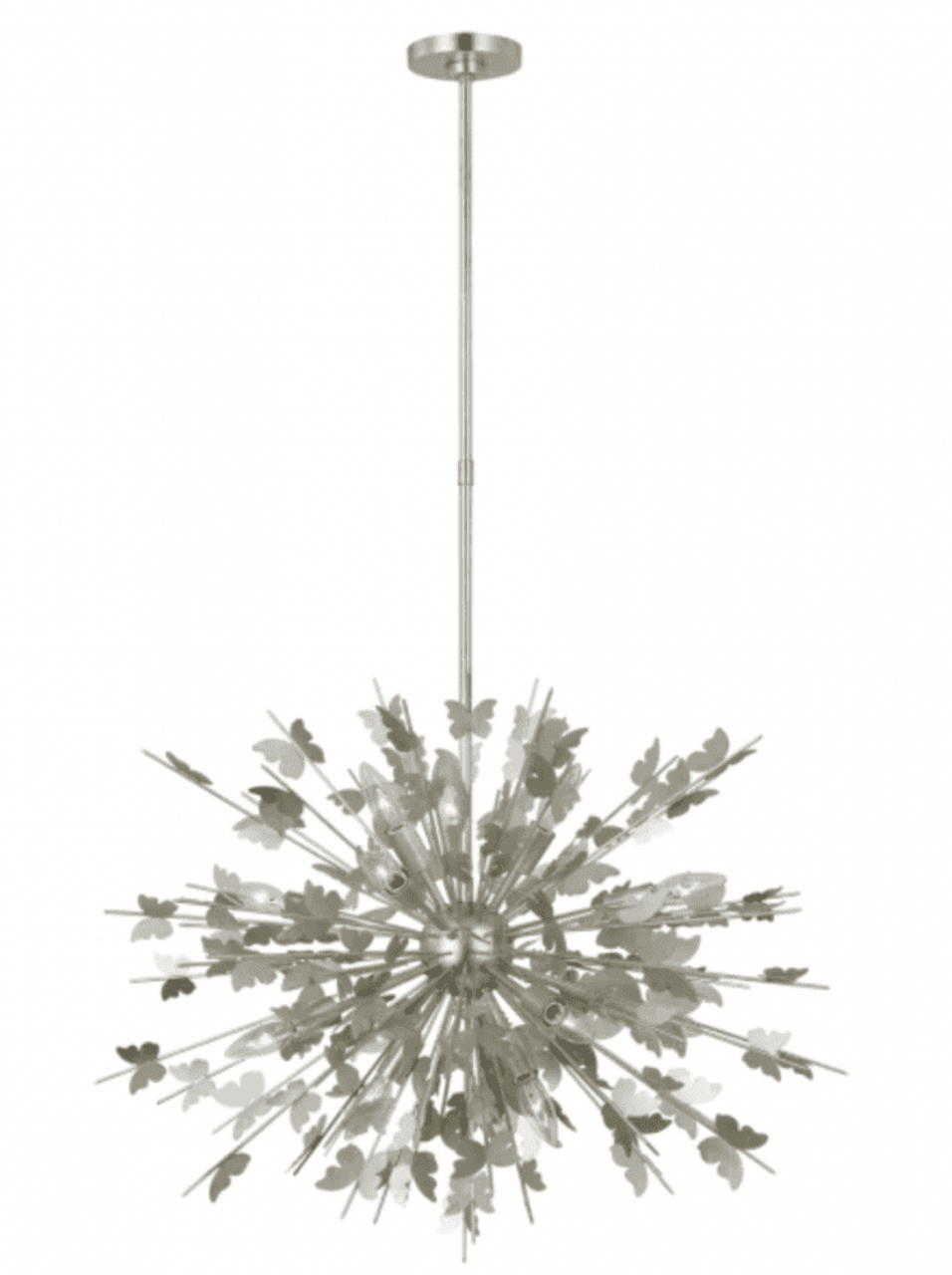 Santiago Chandelier, 12-Light, Matte Black with Warm