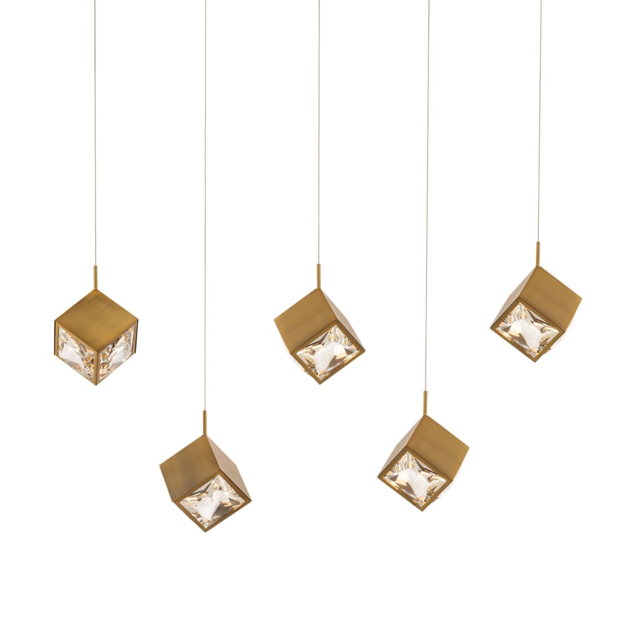 Ice Cube 5-Light 44" Wide Pendant Light