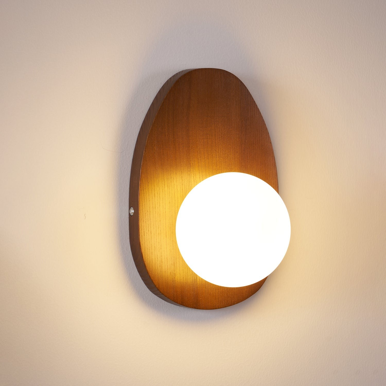 Walnora Globe Wall Light, Plug-In Wall Sconce, detail 18
