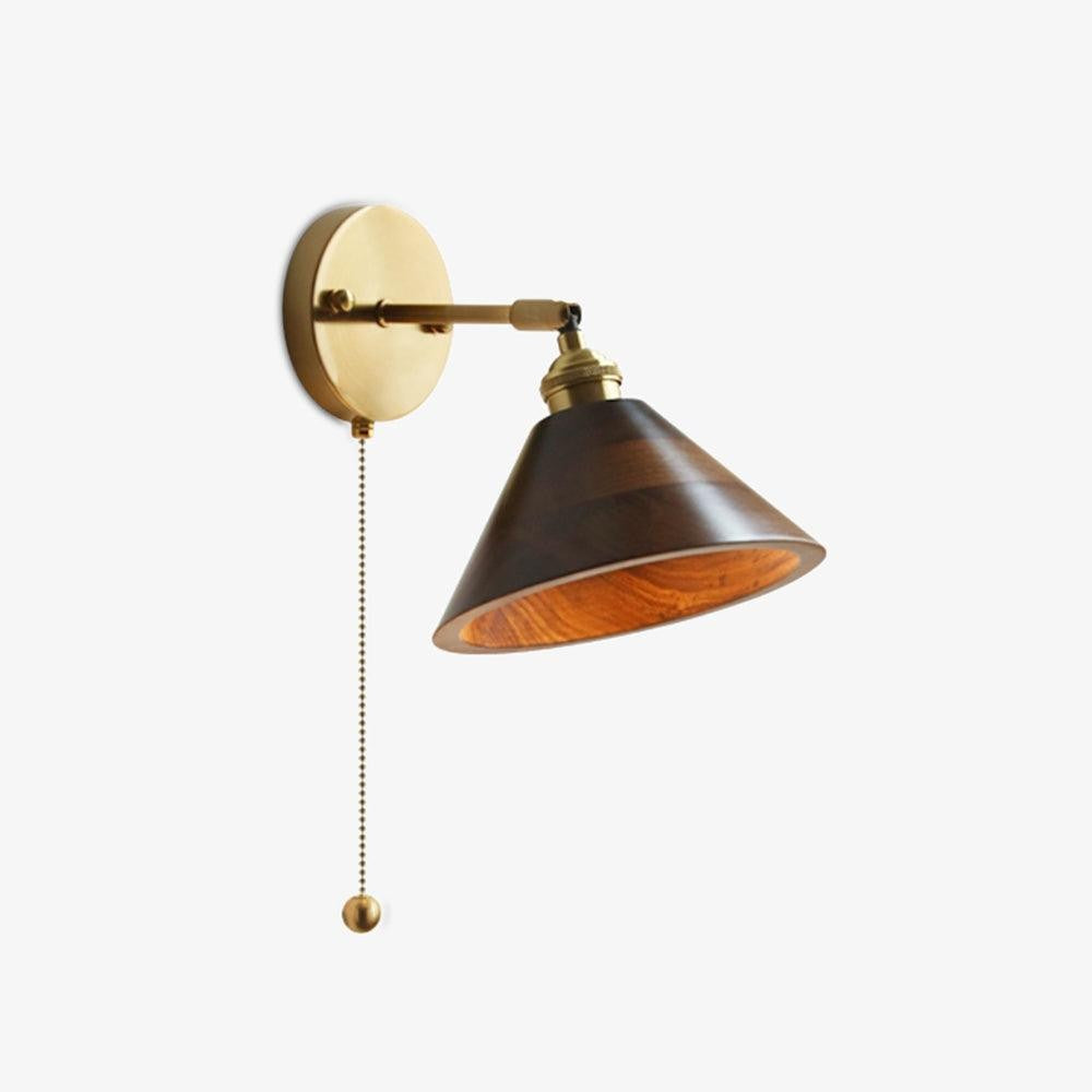 Walnut Glow Wall Lamp