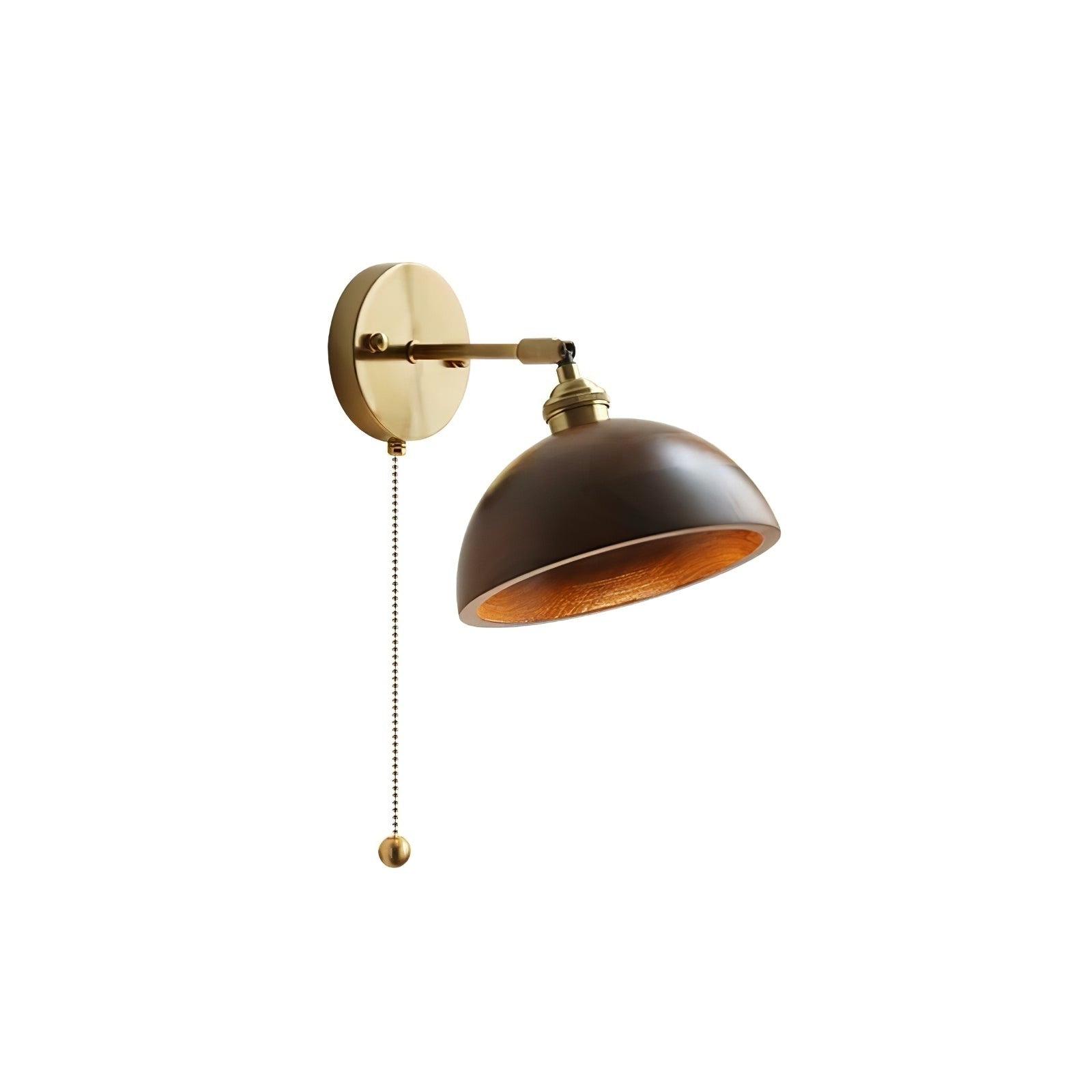 Walnut Glow Wall Lamp