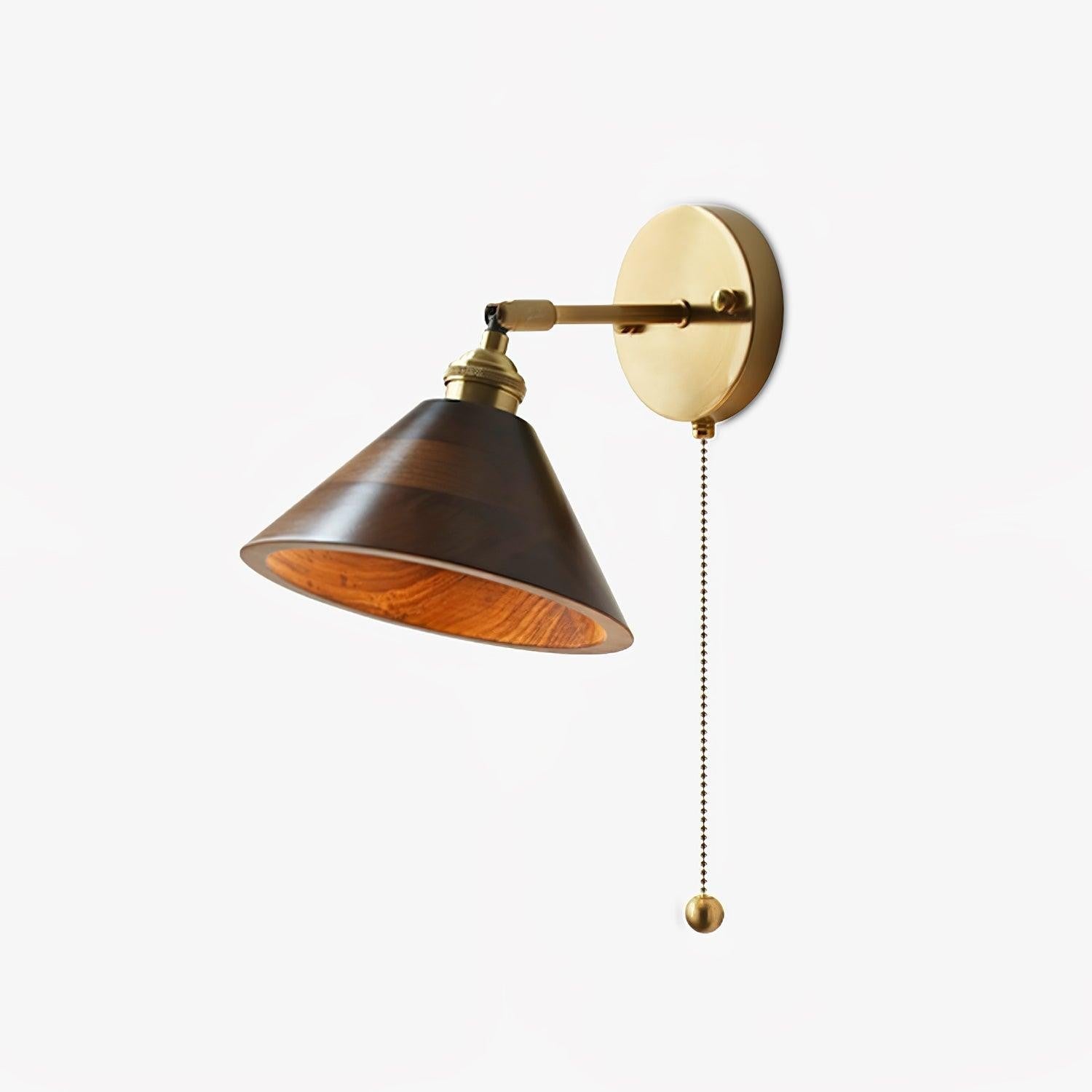 Walnut Glow Wall Lamp