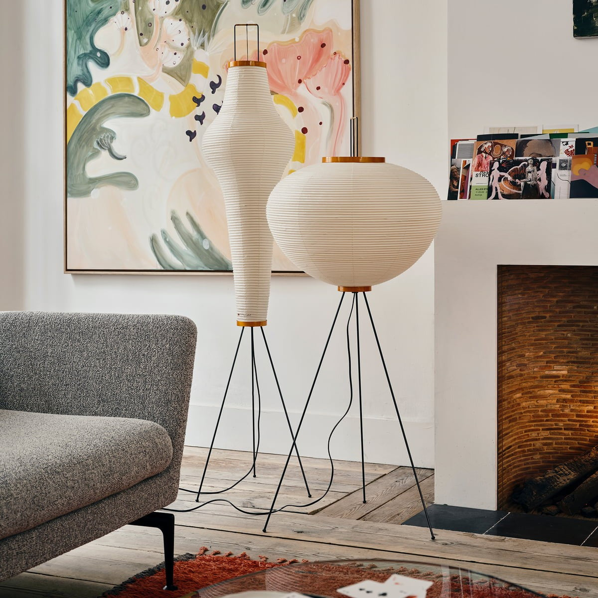 Washi Glow Floor Lamp