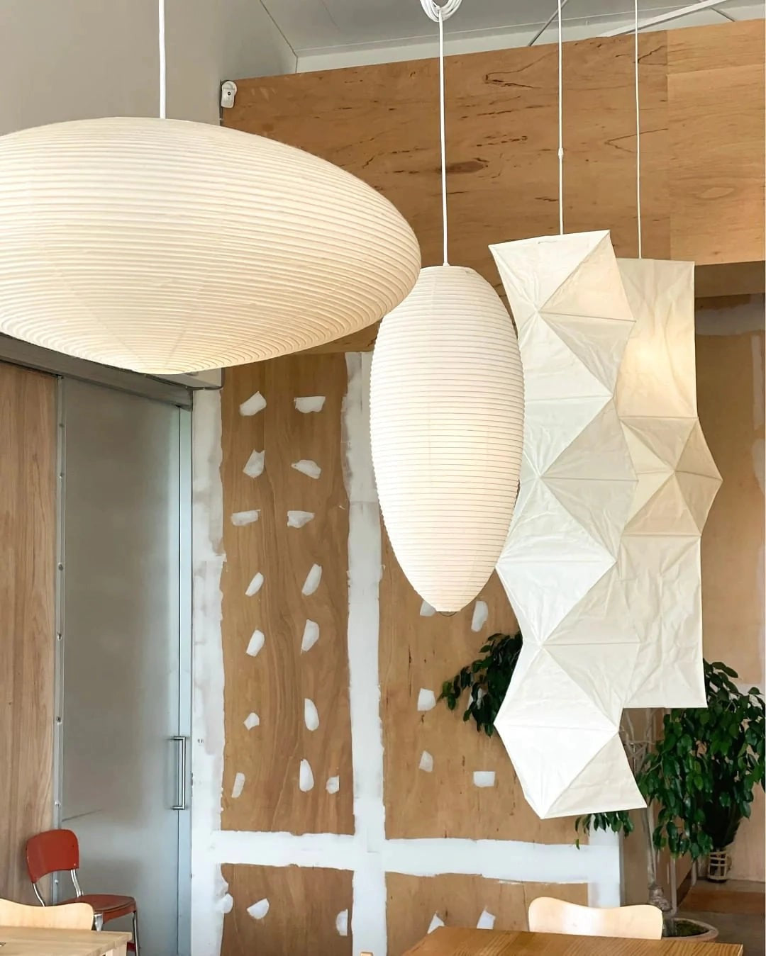 Washi Glow Paper Pendant