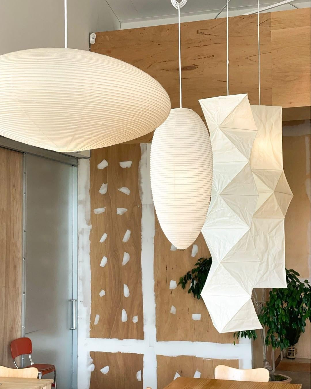 Washi Glow Paper Pendant