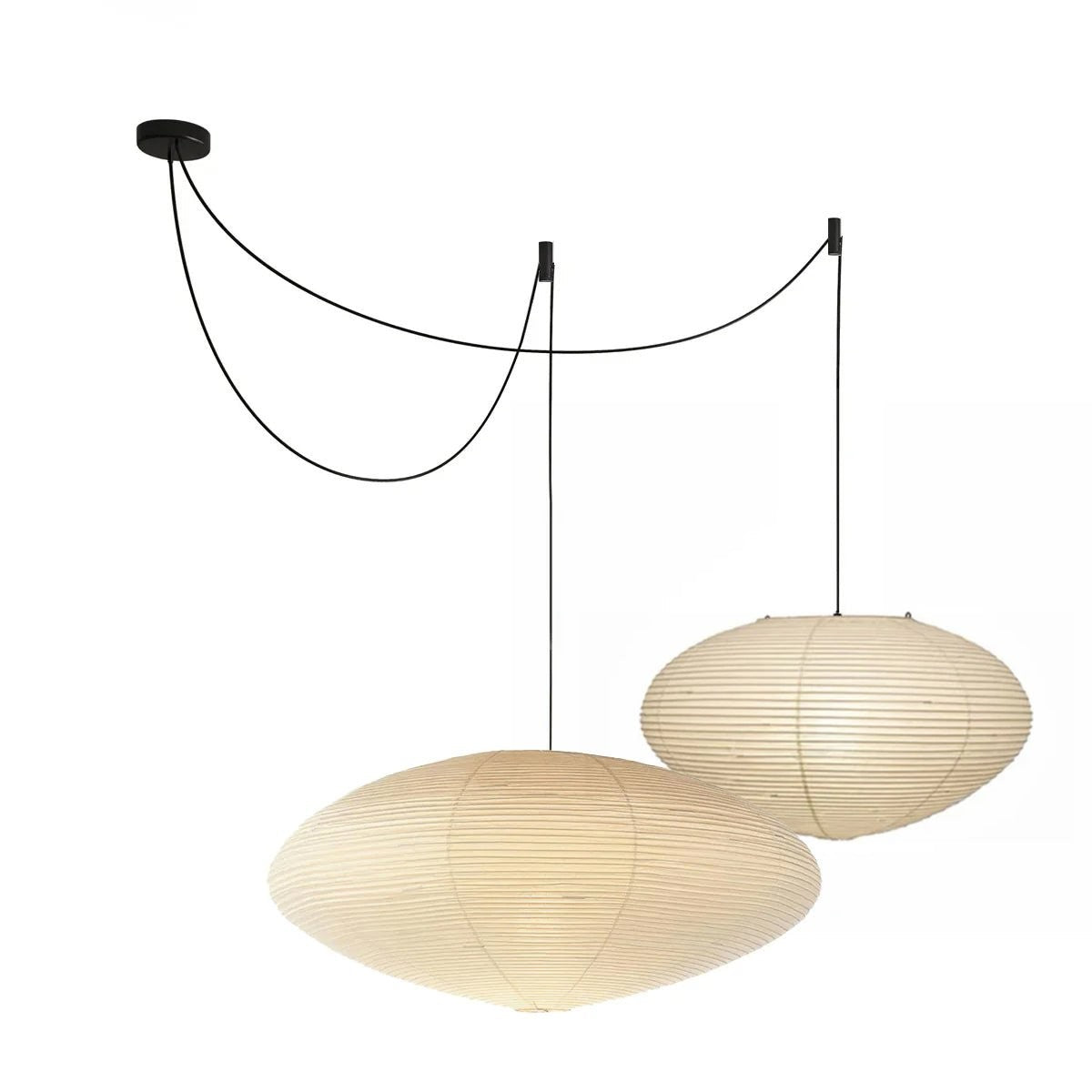 Washi Glow Paper Pendant