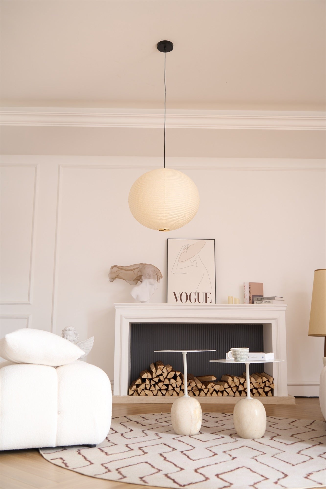 Washi Glow Paper Pendant Light