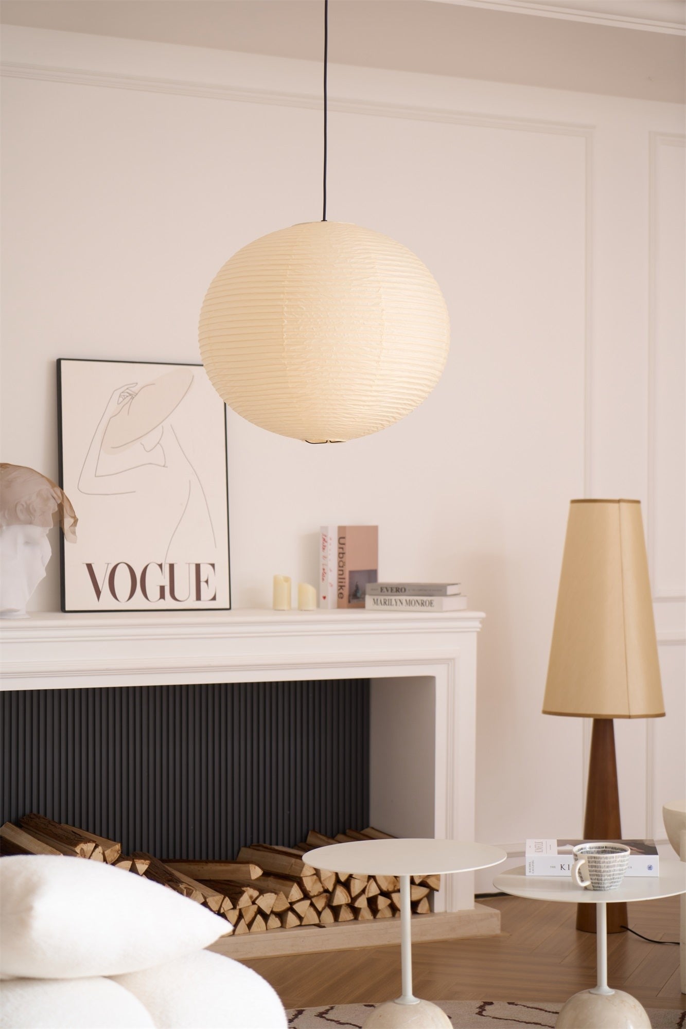 Washi Glow Paper Pendant Light
