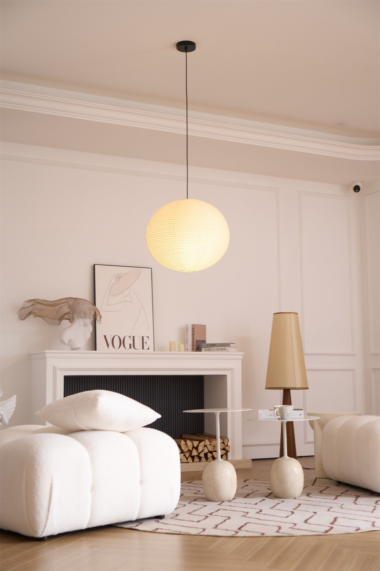Washi Glow Paper Pendant Light