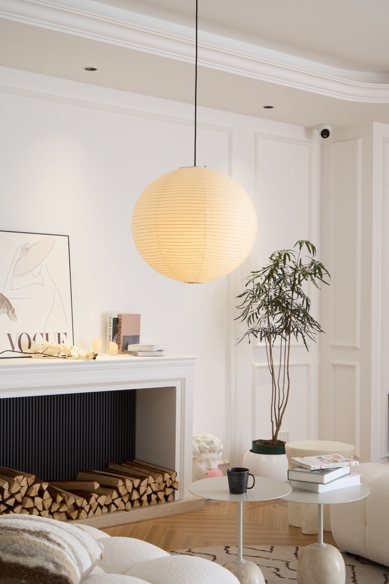 Washi Glow Paper Pendant Light