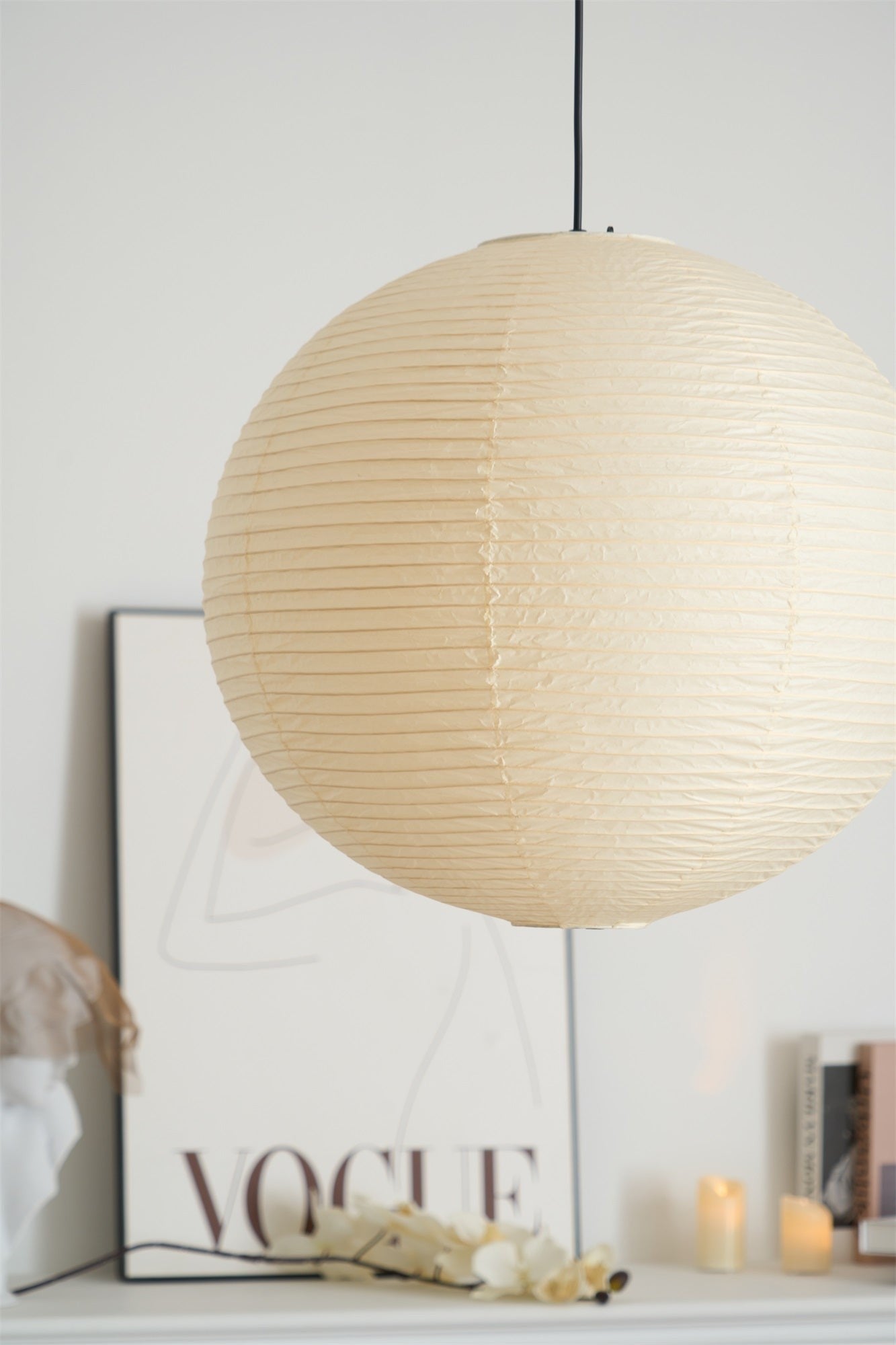 Washi Glow Paper Pendant Light