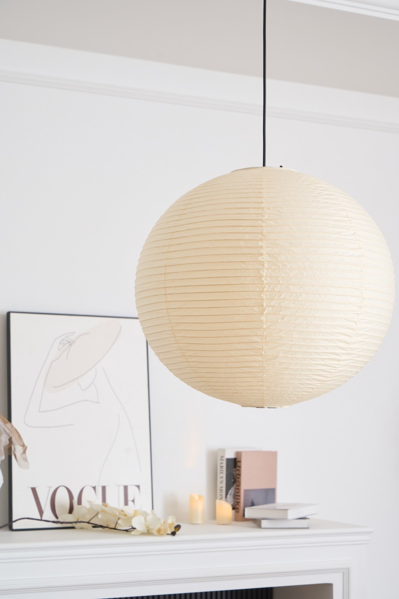 Washi Glow Paper Pendant Light