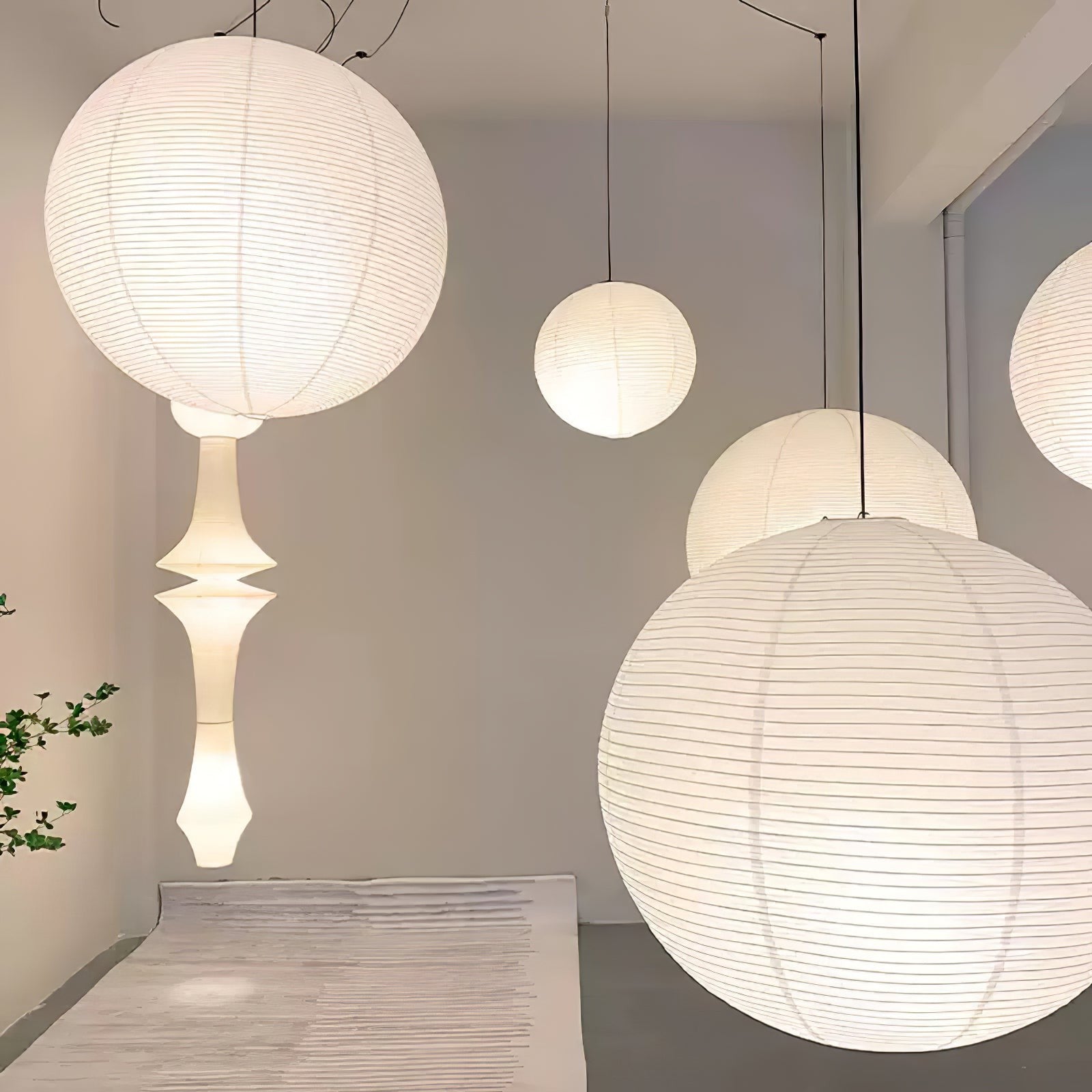 Washi Glow Paper Pendant Light