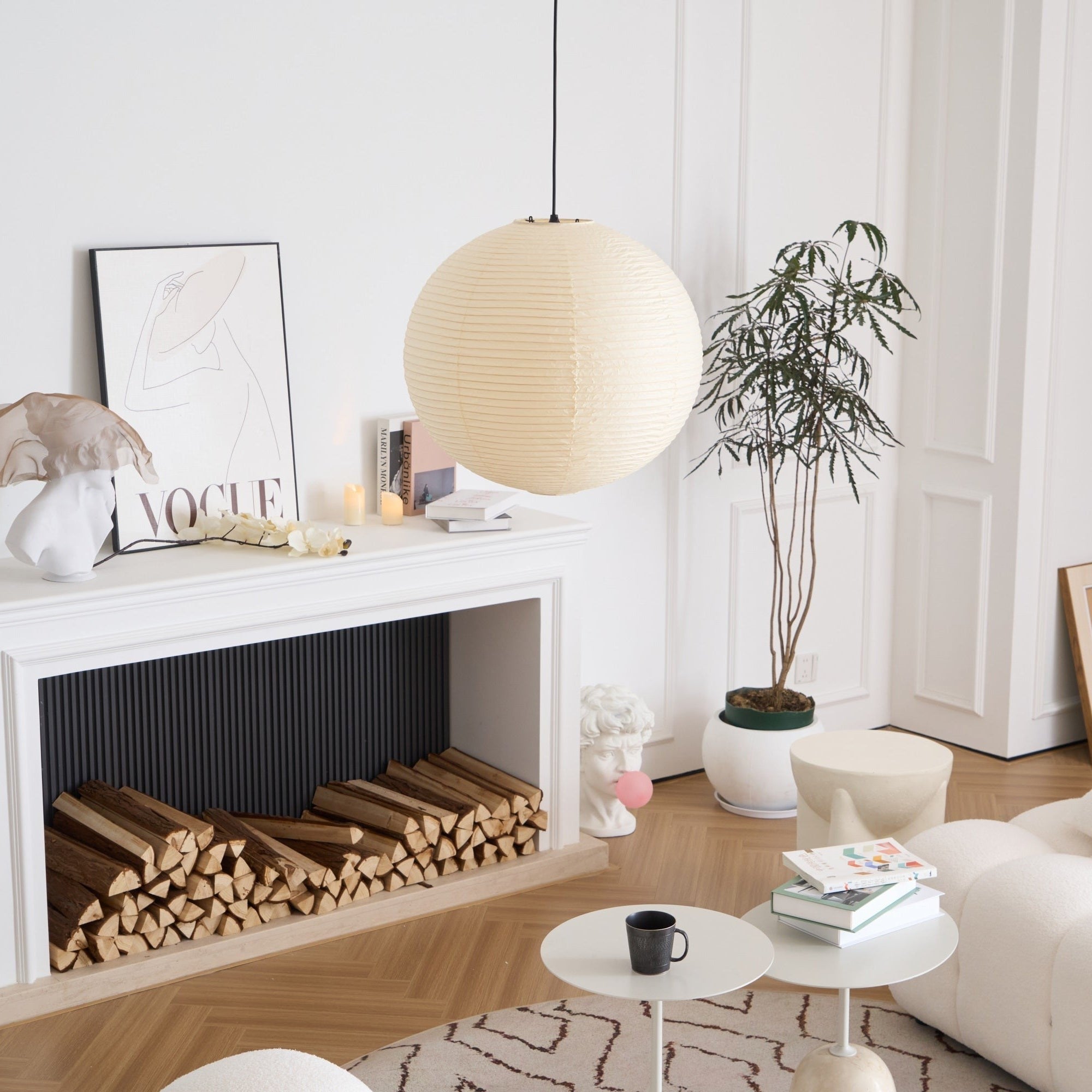 Washi Glow Paper Pendant Light
