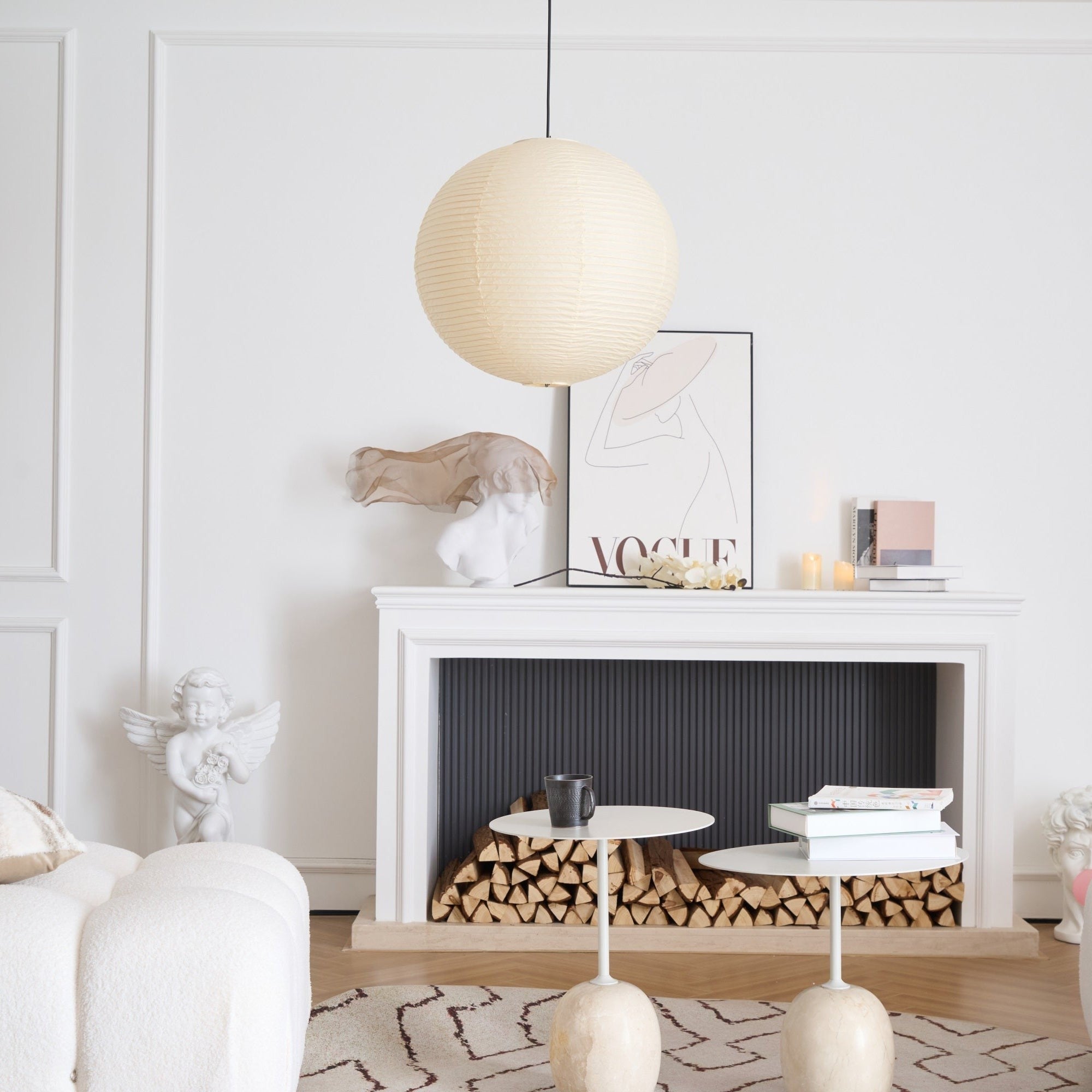 Washi Glow Paper Pendant Light
