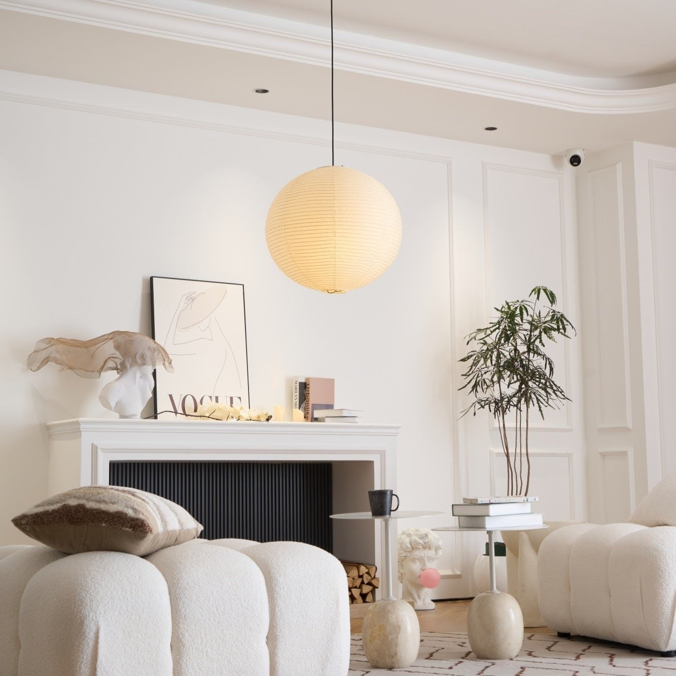 Washi Glow Paper Pendant Light