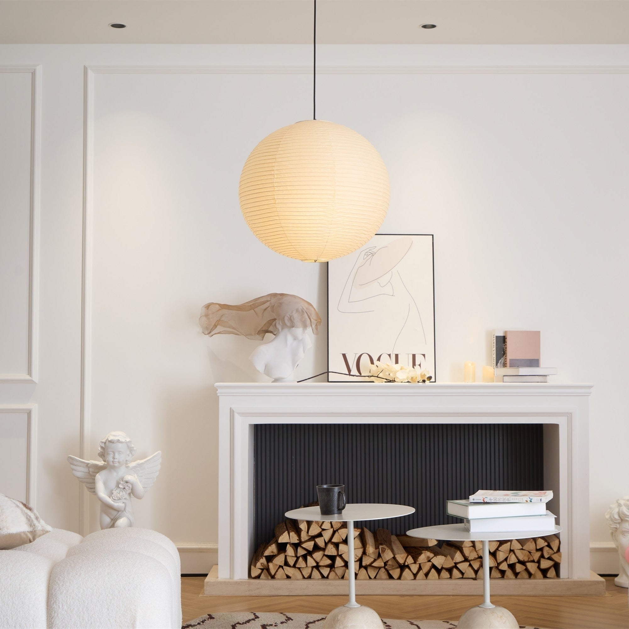 Washi Glow Paper Pendant Light