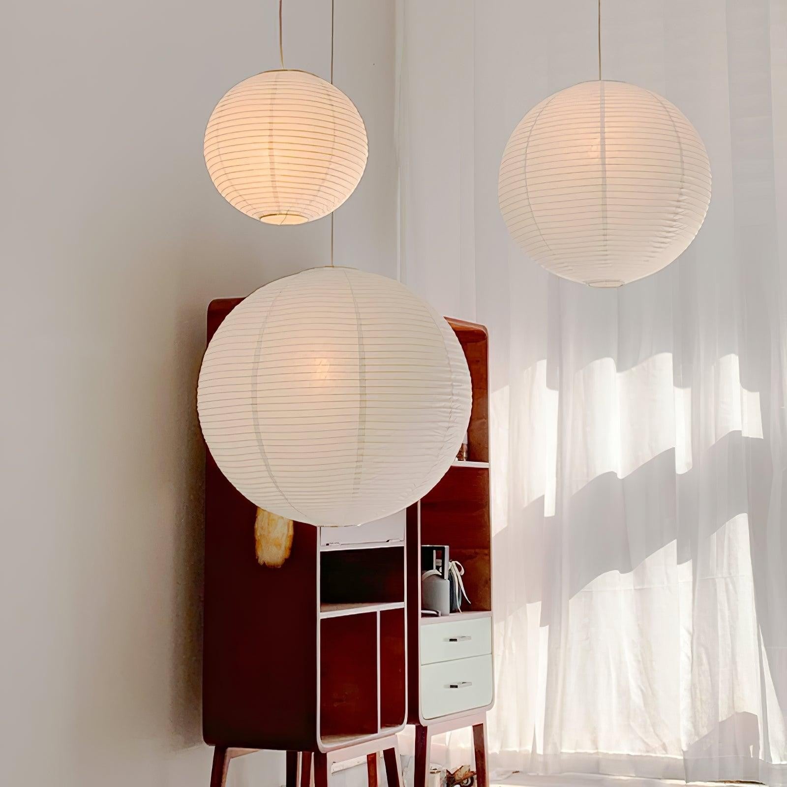 Washi Glow Paper Pendant Light