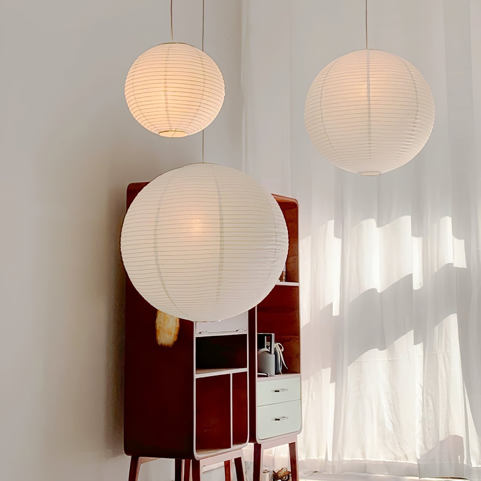 Washi Glow Paper Pendant Light