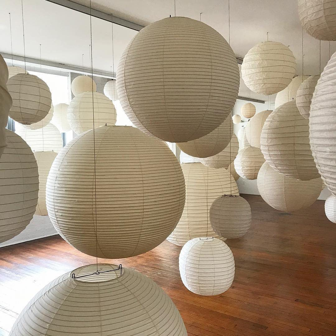 Washi Glow Paper Pendant Light
