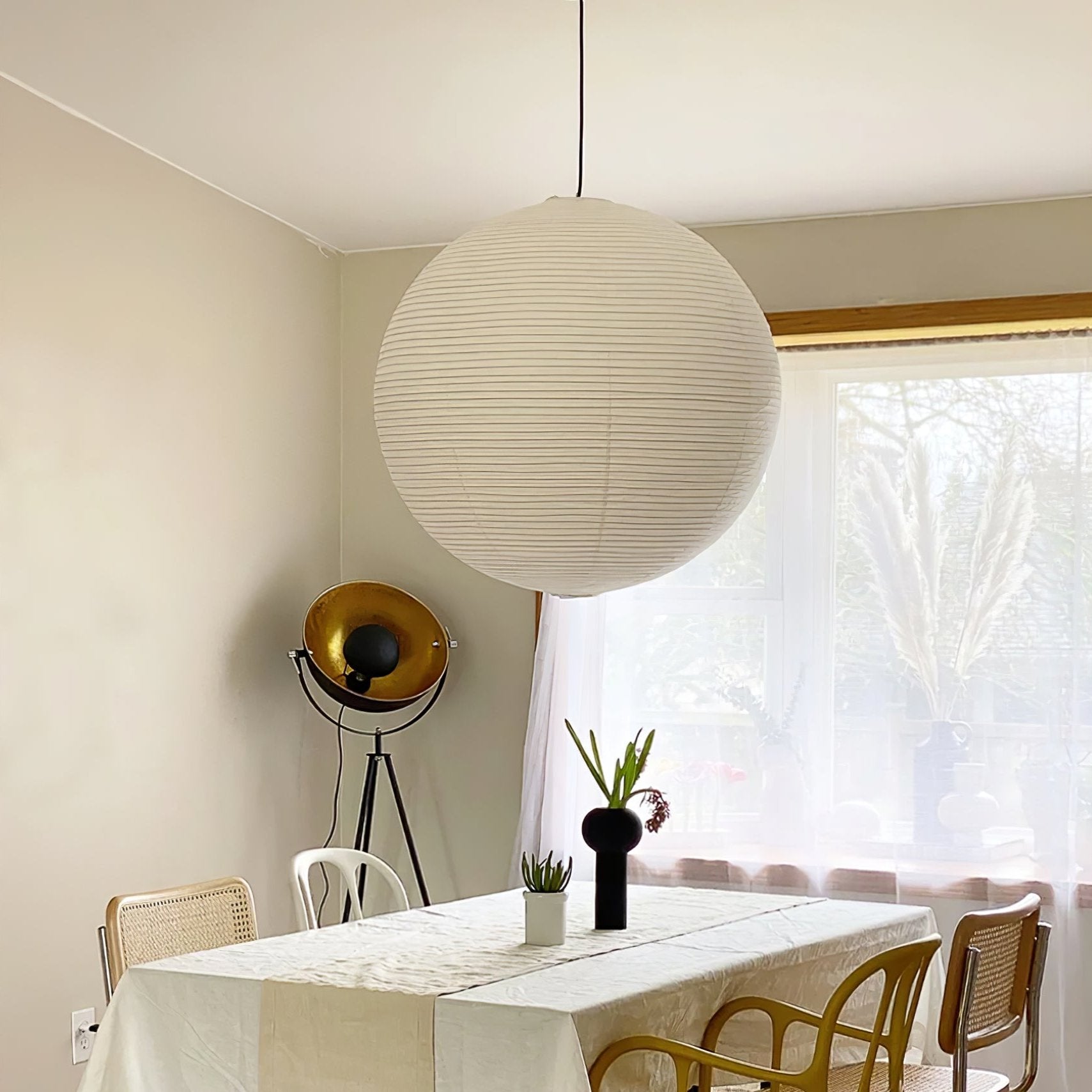 Washi Paper Round Series Ceiling Light