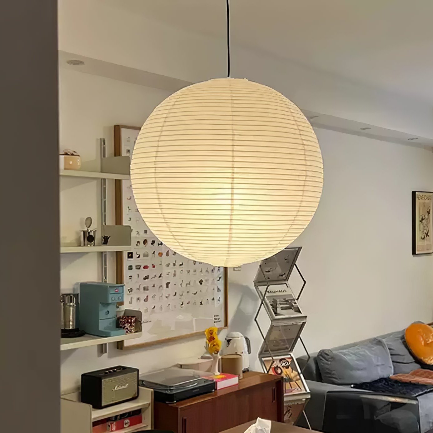 Washi Paper Round Series Ceiling Light