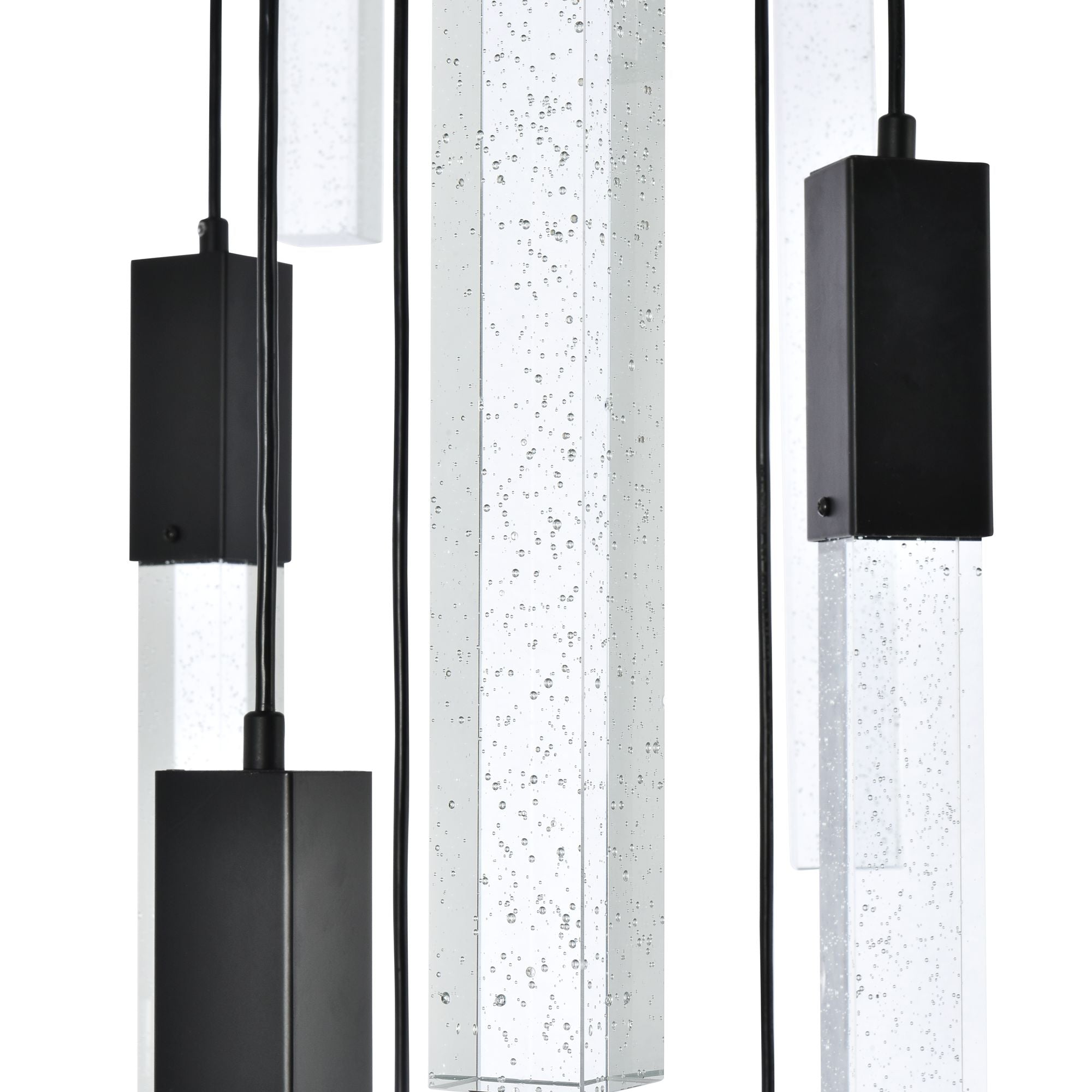 Weston 36 Lts in Black Chandelier