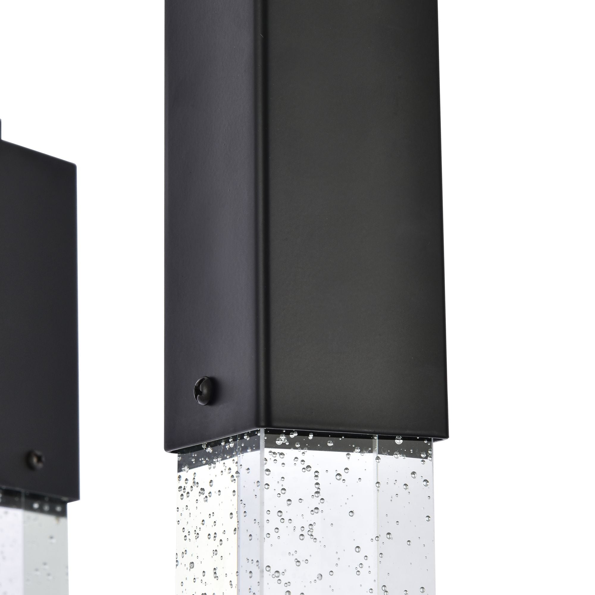 Weston 36 Lts in Black Chandelier