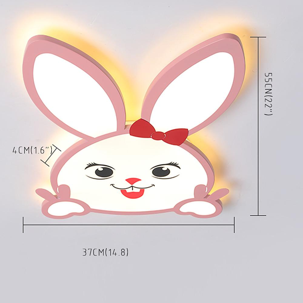 Novelty Bunny LED Flush Mount Ceiling Light for Baby