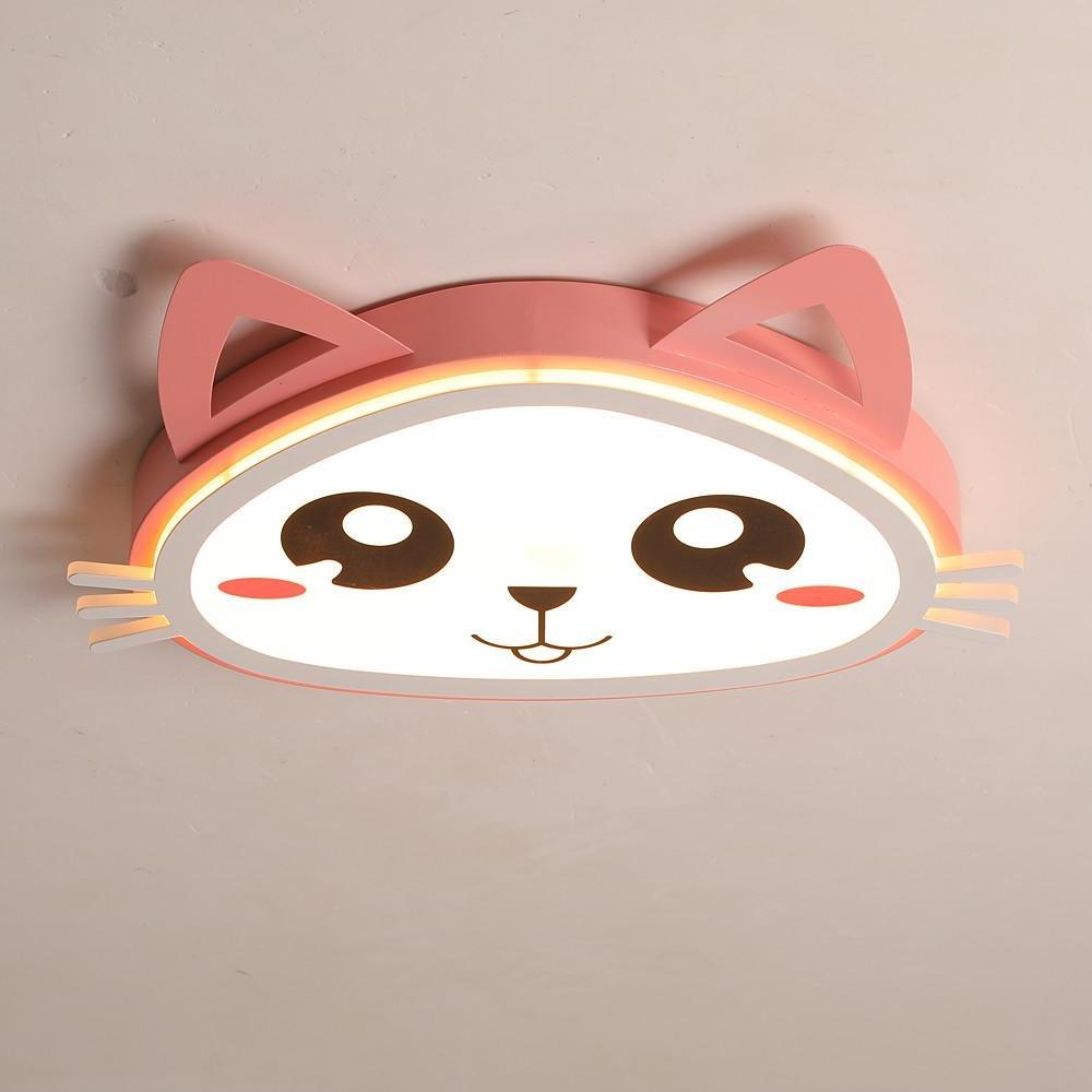 Kitten Bedroom Flush Mount Lighting LED Baby Kids