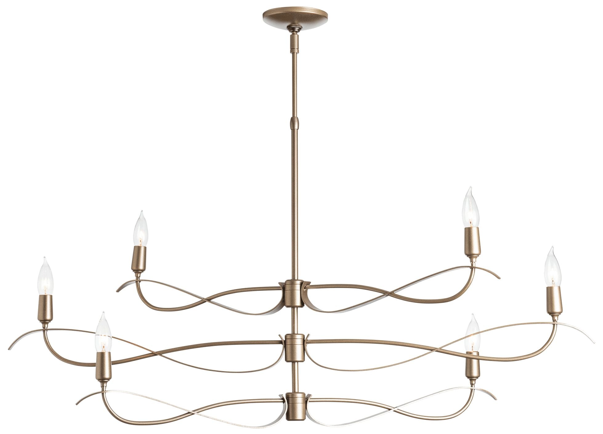 Willow 6-Light Small Soft Gold Chandelier