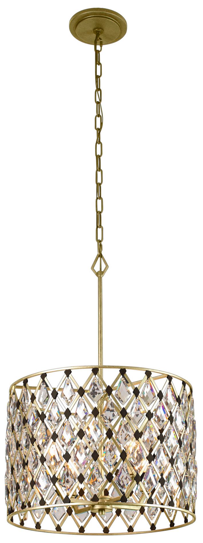 Windsor 4-Light Crystal French Gold & Chandelier