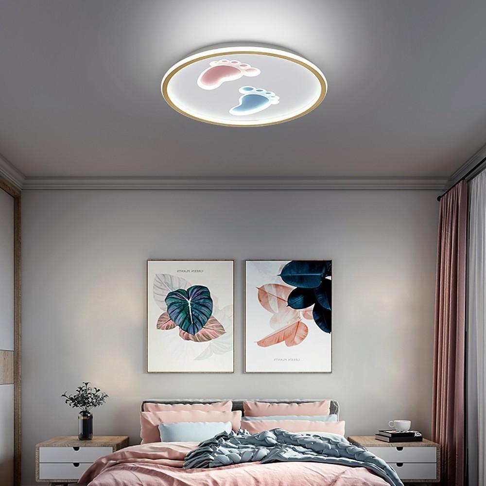 Feet Image Novelty Nordic Metal LED Flush Pendant Light