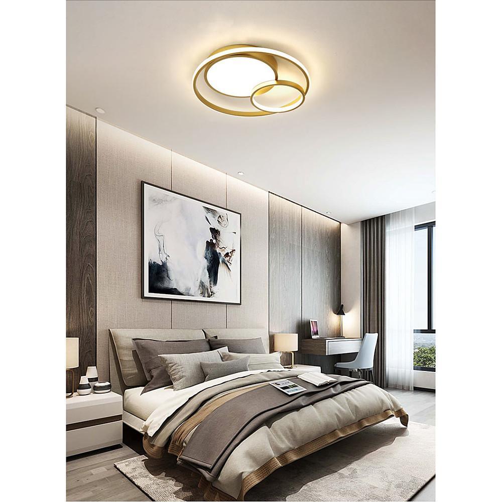 3 Ring Minimalist Acrylic LED Flush Mount Ceiling Light
