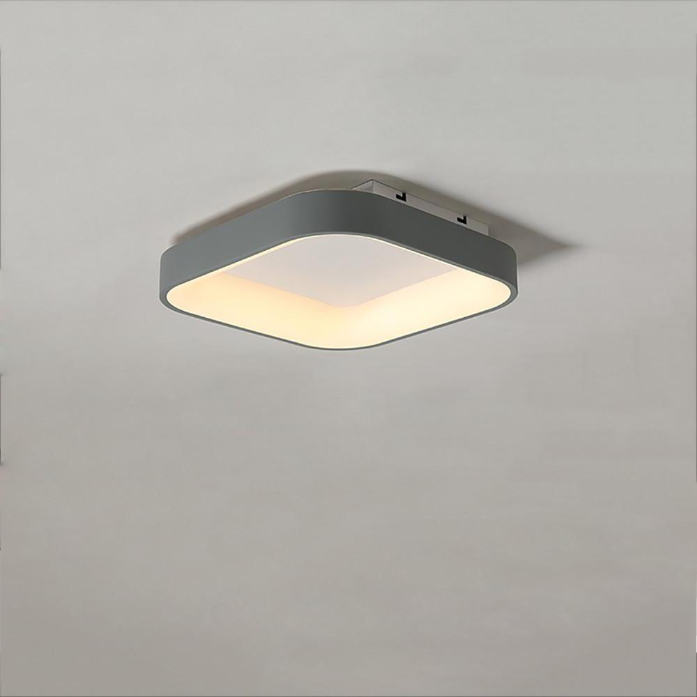 Square Shaped LED Flush Mount Ceiling Light for Bedroom